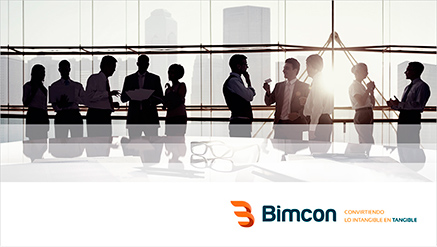 Diseño plantilla de PowerPoint nº1 de la presentación corporativa realizada para Bimcon en Estudio de Diseño LN Creatividad y Tecnología