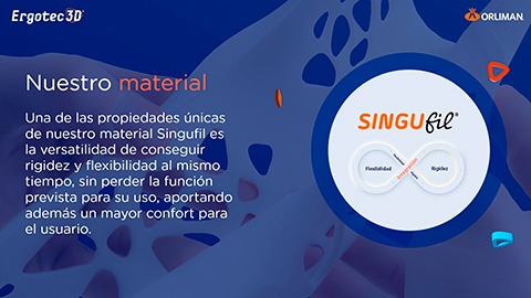 Diseño de slide 4 de la presentación de marca realizada en PowerPoint para la empresa Orliman