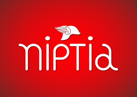 Identidad corporativa realizada para la empresa Niptia, trabajo de diseño de imagen corporativa y diseño de logotipo.
