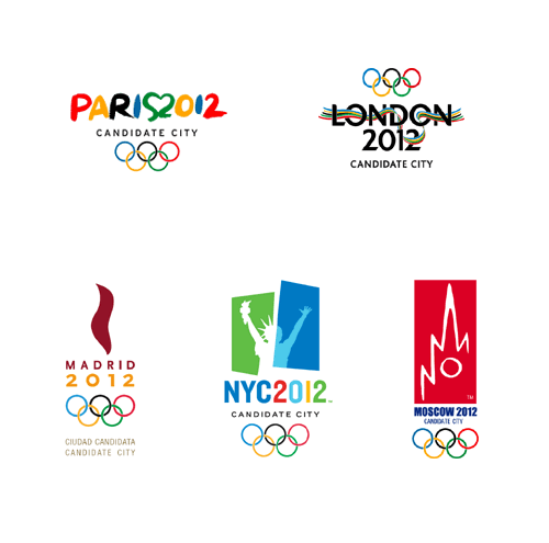 logos-cities-candidates-olympics-games-2012