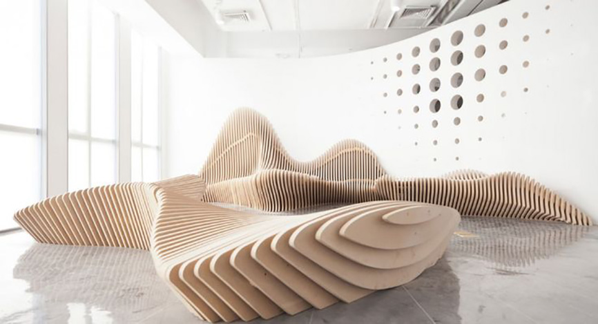 Parametric structure for Eegoo Offices designed by dEEP Architects