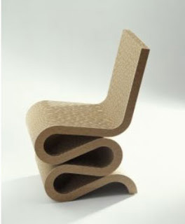Silla Wiggle diseñada por Frank Gehry
