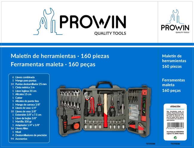 Diseño de caja de herramientas realizado para PROWIN