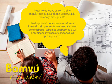 Diseño slide nº6 de la presentación en PowerPoint realizada para la empresa de reformas Bamvú Make!