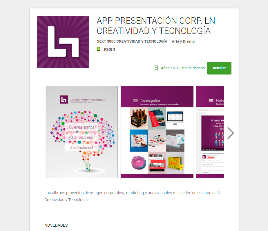 Descarga nuestra App Corporativa desde Play Store