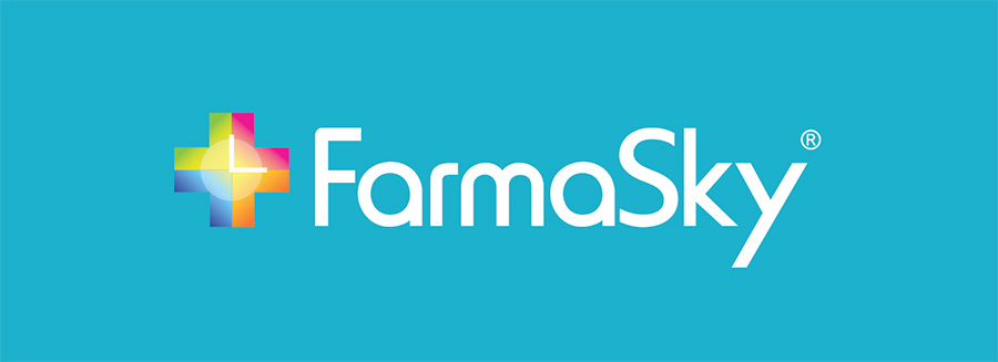 Proyecto de imagen corporativa FarmaClock, creaciÃ³n del logo FarmaSky