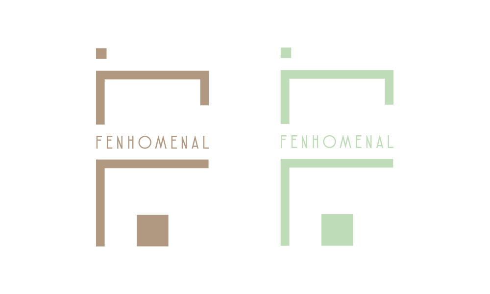 Branding, imagen corporativa, Identidad corporativa, diseño del logotipo Fenhomenal, versión símbolo vertical