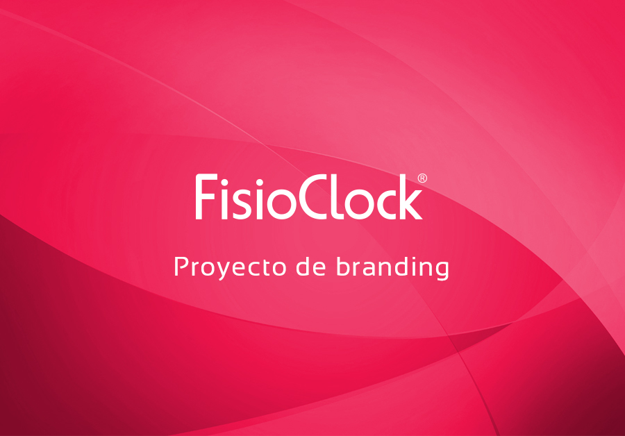 TÃ­tulo del proyecto de imagen corporativa FisioClock realizado por LN Creatividad y TecnologÃ­a