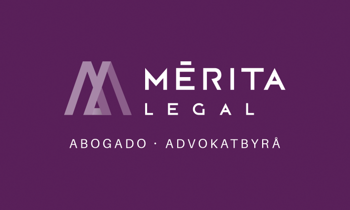Identidad corporativa, diseño de la sede corporativa del despacho de abogados Mérita Legal, placa señalización.