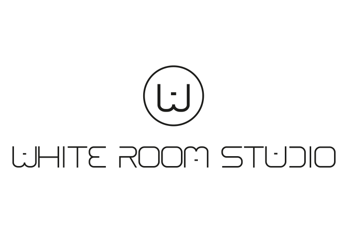 Proyecto de imagen corporativa White Room Studio, diseño de logotipo
