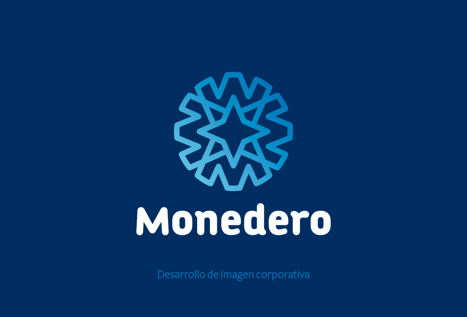 Proyecto de desarrollo de imagen corporativa Monedero, realizado en el estudio de diseño LN Creatividad y Tecnología.
