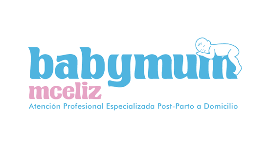 Logotipo creado para MCeliz Baby MUM en nuestro estudio de diseño LN