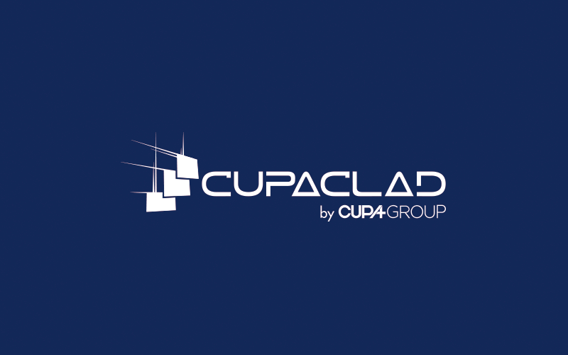 diseño del logotipo de CupaClad, producto de la empresda CupaGroup