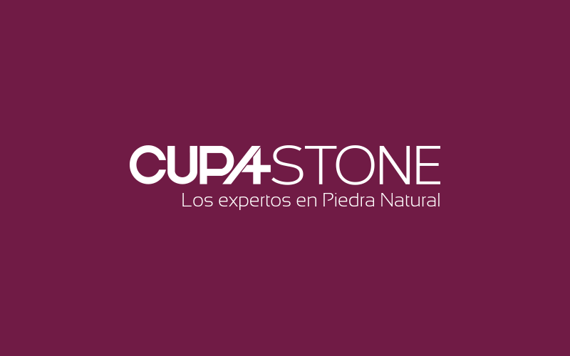 diseño del logotipo de CupaStone, empresa de piedra natural