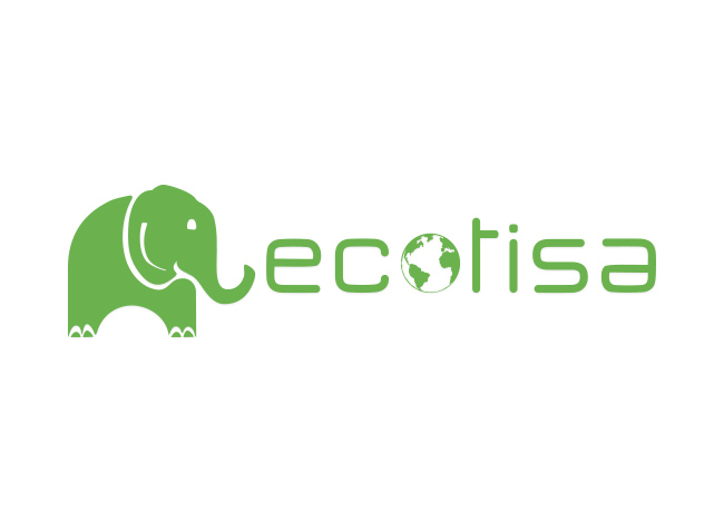 Logotipo Ecotisa, hemos desarrollado la imagen corporativa de esta empresa.