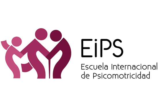 Diseño del logotipo de EIPS Escuela Internacional de Psicomotricidad realizado en nuestro estudio de diseño e identidad corporativa