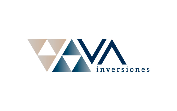 diseño de imagen corporativa, logotipo VA Inversiones