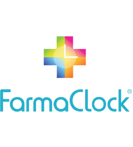 identidad corporativa, diseño de logotipos, creación del logo FarmaClock