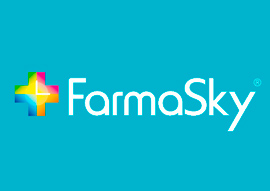 Trabajo de identidad corporativa, creación del diseño de logotipo FarmaSky