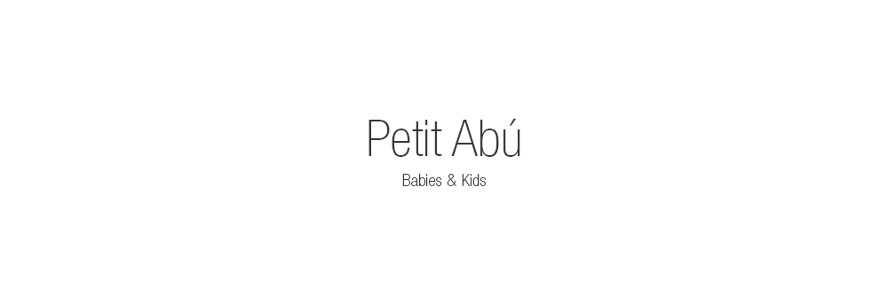 Proyecto de Naming, diseño identidad verbal, creación de nombre Petit Abú. Babies & Kids