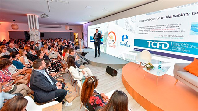 Proyecto de branding imagen corporativa evento CSR SPAIN 2018 organizado por Forética