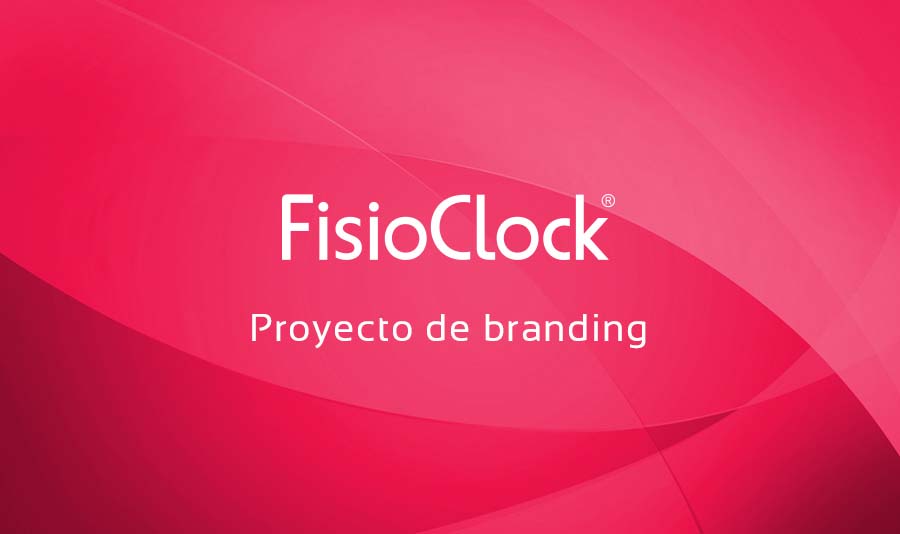 Título del proyecto de imagen corporativa FisioClock realizado por LN Creatividad y Tecnología
