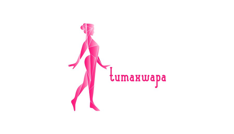 Identidad corporativa, diseño del logotipo de Tumaxwapa en versión horizontal sobre fondo blanco, diseño de imagen corporativa Tumaxwapa